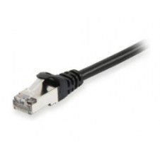 Latiguillo EQUIP Cat.6a S/FTP 0.5m Negro (EQ606102)