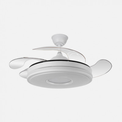 Ventilador Dc Dani 59w 6980lm Blanco 4aspas 6velocidades 106d 3000-4200-6500k Remoto+Reg.Intensidad+memoria+temporizador 24