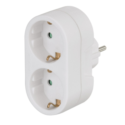 Hama HOME Distribuidor 1M-2H 3600W 250V Blanco S/B
