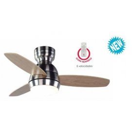 Ventilador de techo FM VT1090L, 91 cm, motor DC, 37W