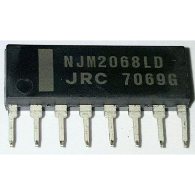 Circuito Integrado en linea SIP8 NJM2068LD