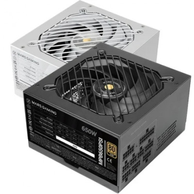 Fuente de Alimentación Mars Gaming MPB650PSI/ 650W/ Ventilador 12cm/ 80 Plus Gold