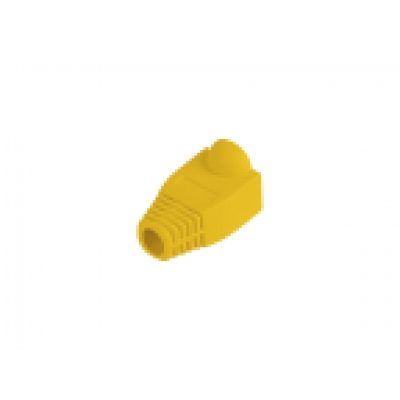 FUNDA PROTECTOR LANBERG CONECTOR RJ45 (PACK 100 UDS) AMARILLO