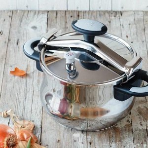 Olla a presión BRA A185502, NEW STAR CLASICA, 6 litros, inox