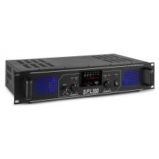 SPL 300MP3 Amplificador con LEDs azules EQ Negro