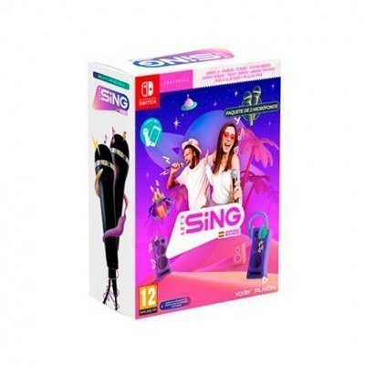 JUEGO SWITCH LETS SING 2025 S.V. + 2 MICROS