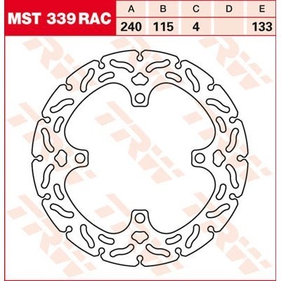 Discos de freno RAC TRW MST339RAC