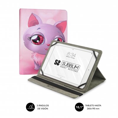 Funda Subblim Trendy Cat para Tablets de 10.1