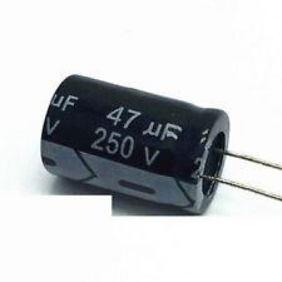 Condensador Electrolítico RADIAL 47uF 250Vdc 105ºC