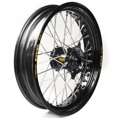 Rueda completa Haan Wheels aro negro 16,5-3,50 buje negro 1 65255/3/3 1 65255/3/3