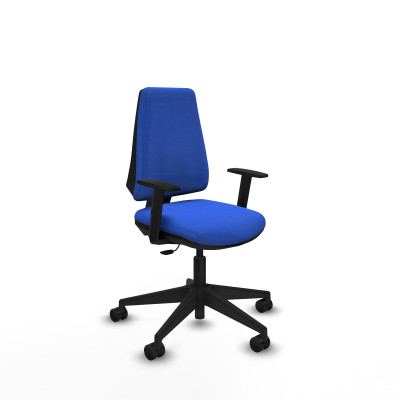 Elche CP bali azul brazos 1D base piramidal ruedas nailon 65mm