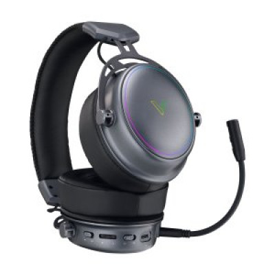 HEADSET BLUETOOTH RAPOO VH800 RGB PLEGABLES 2.4GHz BT5.2 BATERIA 46h NEGRO