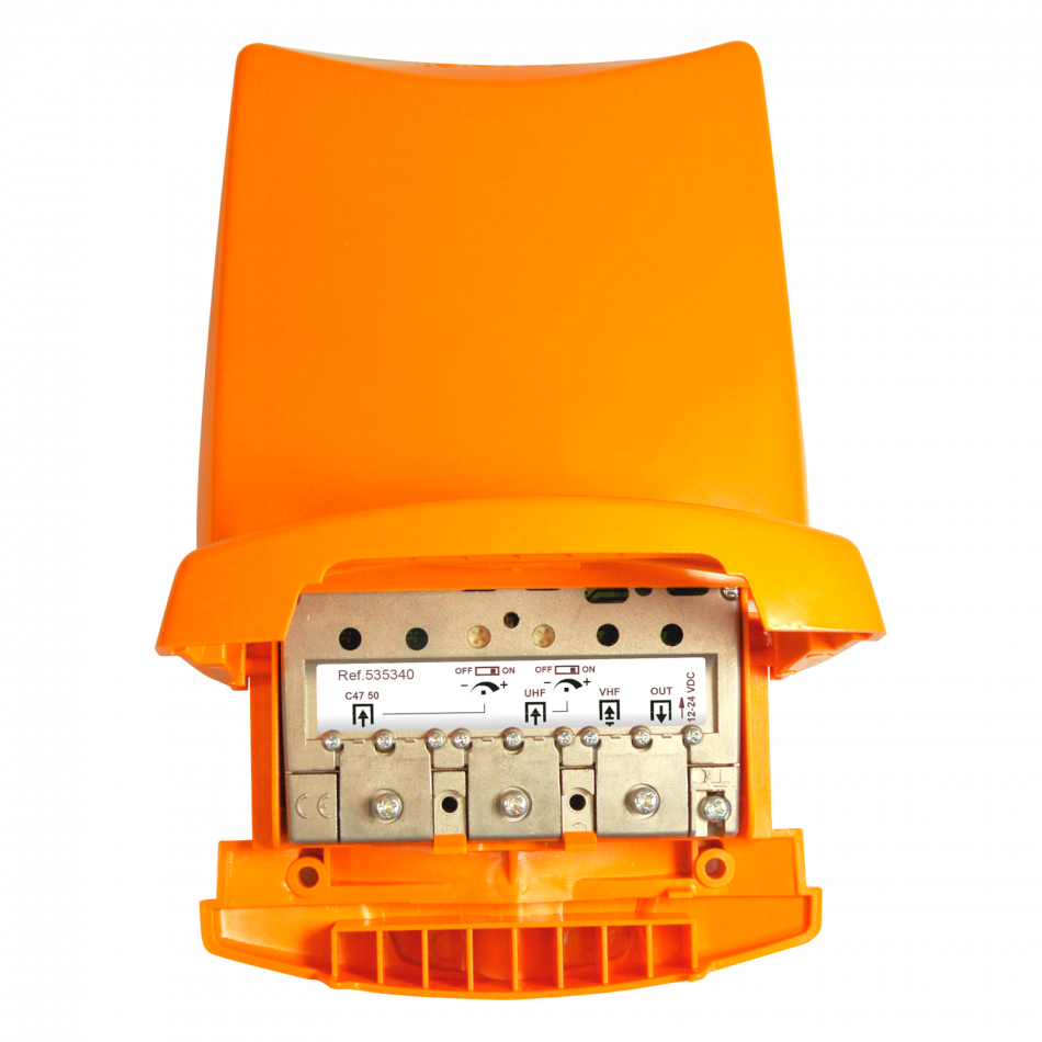 Amplificador Mastil 4e UHF C57-UHFmix-Vmix-FI