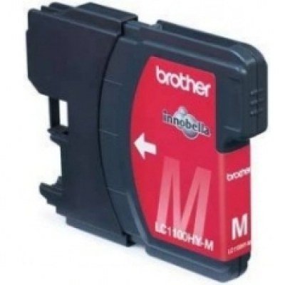 Cartucho tinta brother lc1100m magenta 750 paginas mfc5890cn - dcp6690cw - mfc6490cw - mfc6890cdw