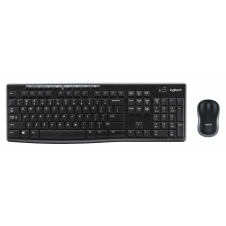 Logitech Wireless Combo MK270 teclado Ratón incluido USB QWERTY Italiano Negro