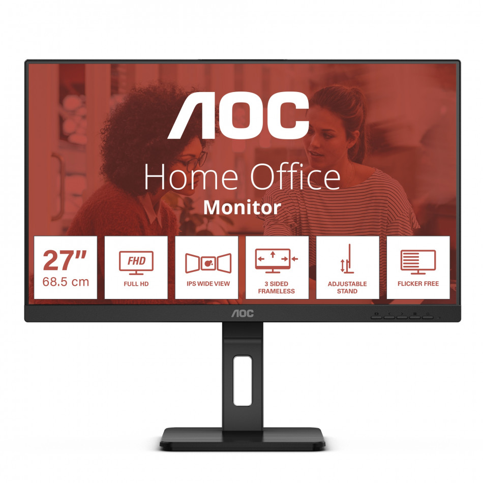 E3 27E3QAF pantalla para PC 68,6 cm (27") 1920 x 1080 Pixeles Full HD LED Negro