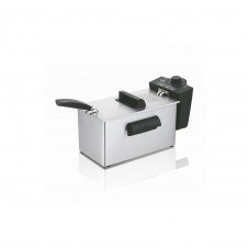 Haeger DF-3ES.017A freidora 3 L 2000 W Negro, Acero satinado