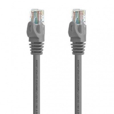 Cable de Red RJ45 UTP Aisens A145.0327 Cat.6A/ 2m/ Gris