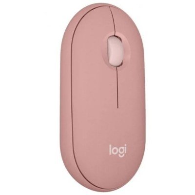 MOUSE LOGITECH WIRELESS Y BLUETOOTH PEBBLE 2 M350S 4000 DPI AMBIDIESTRO COLOR ROSA 910-007014