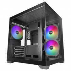 Mars Gaming MCVIEW3 carcasa de ordenador Mini Tower Negro