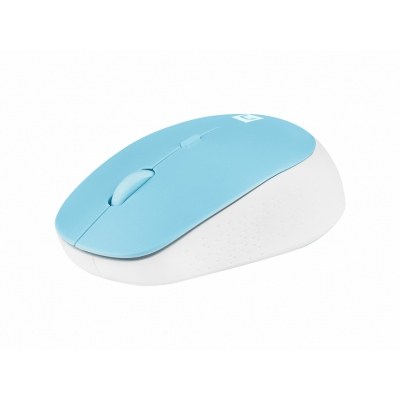 RATON NATEC HARRIER 2 OPTICO INALAMBRICO 1600DPI BLUETOOTH 5.1 AZUL/BLANCO