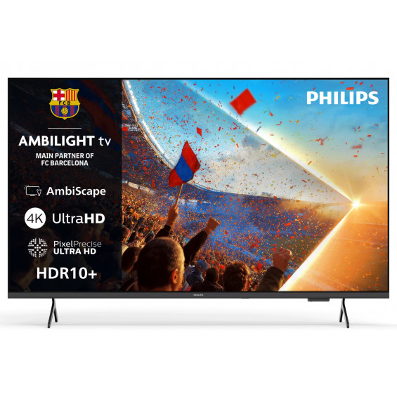 Televisor LED Philips 55PUS8001/12 55 pulgadas, 4K, 60 Hz, HDR10+, Ambilight, Titan OS, negro