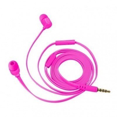 Auriculares Intrauditivos Trust Duga 22109/ con Micrófono/ Jack 3.5/ Rosa Neón