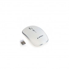Gembird MUSW-4B-01-W ratón Ambidextro RF inalámbrico Í?ptico 1600 DPI