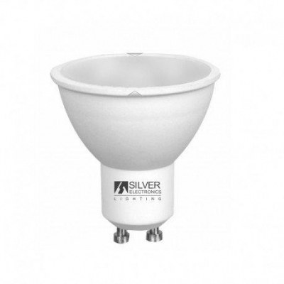 Bombilla LED GU10 7W 6000K MULTI-LED SILVER ECO