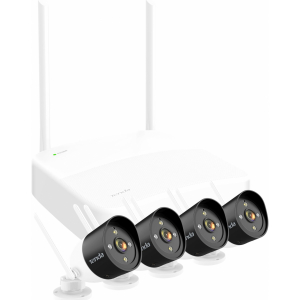 Tenda K4W-3TC kit de videovigilancia Inalámbrico y alámbrico 4 canales
