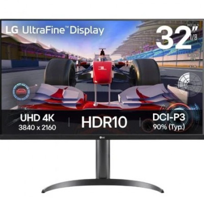 Monitor Profesional LG UltraFine 32UR550K-B 31.5/ 4K/ Multimedia/ Regulable en altura/ Negro