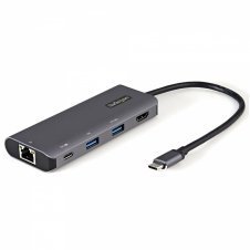 StarTech.com Adaptador Multipuertos USB C - Mini Docking Station USB Tipo C con HDMI de 4K 30Hz - con PD de 100W - con Hub Ladrón Concentrador USB de