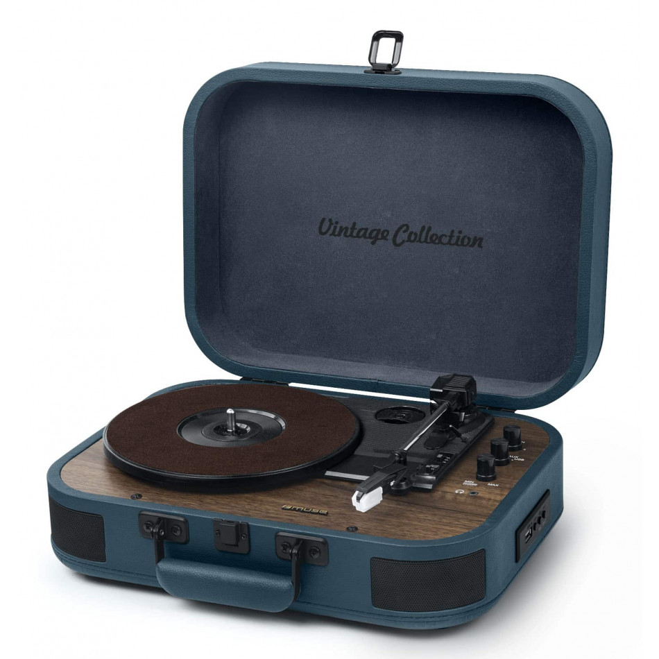 MT-201 OB tocadisco Tocadiscos de tracción directa Azul Automático