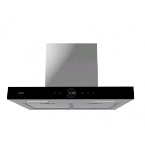 Campana decorativa de pared box Infiniton CMPT-CLR60S, t-invertida, 60 cm, 800 m3/h, clase A, 4 velocidades, 63dB, mando a distancia, Touch Control, acero inox
