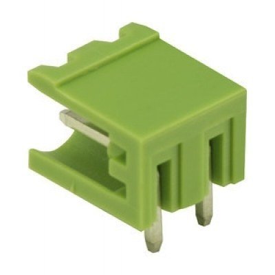 Regleta Conexion Macho C.I. 2Pin Acodado paso 5,08mm