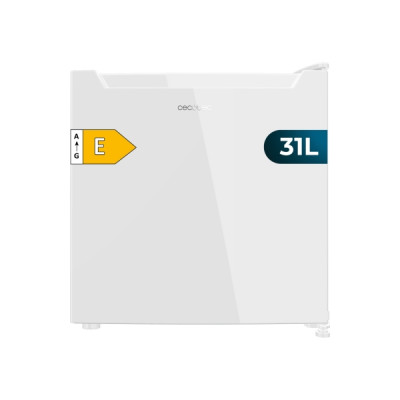 Cecotec Bolero CoolMarket TT 31 Dual White E Mini Frigorifico Convertible - Capacidad 31L - Temperatura Regulable - Bandeja Interior Extraible - 47.4x44.7x49.6cm - Color Blanco