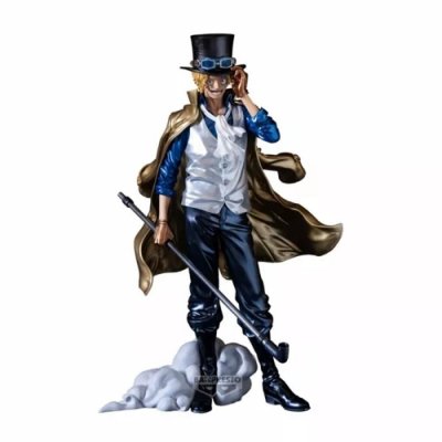 Figura banpresto one piece premium sabo the metallic 30cm