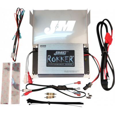 JMC ROKKER® 200 W 2-Channel Amplifier Kit J + M JMRA-2000HC06