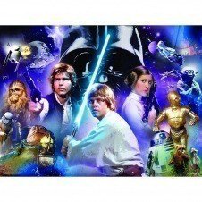 Puzle lenticular prime 3d 500 piezas star wars personajes