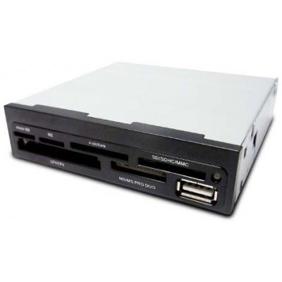 CR-400V2 lector de tarjeta Interno Negro