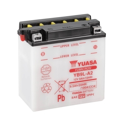 Batería Yuasa YB9L-A2 Combipack (con electrolito) YB9L-A2 (CP)