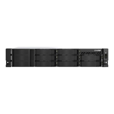 Servidor nas qnap ts - 855eu - rp - 8g 8 bahias 2u rack 8gb gigabit ethernet