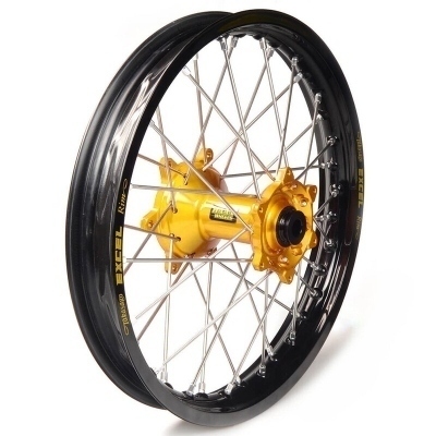 Rueda completa Haan Wheels aro negro 18-2,50 buje oro 1 56013/3/2 1 56013/3/2