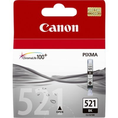 Canon CLI521 Negro Cartucho de Tinta Original - 2933B001