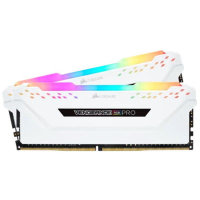 Memoria ram ddr4 16gb 2x8gb corsair vengeance rgb pro 3200mhz cl16 blanca