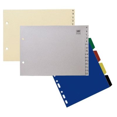 ELBA Indice alfabetico cartulina cuarto apaisado