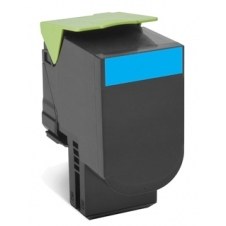 TONER LEXMARK 70C80C0 CYAN PROGRAMA RETORNO