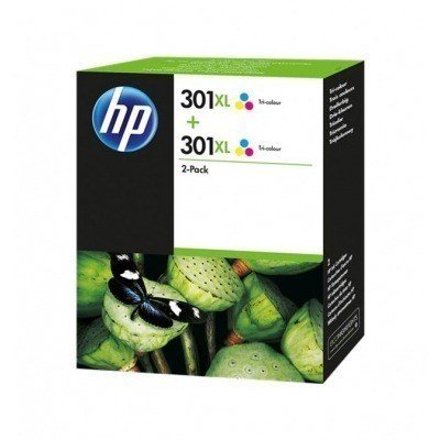 HP 301XL TRICOLOR MULTIPACK ORIGINAL 2 CARTUCHOS DE TINTA D8J46AE