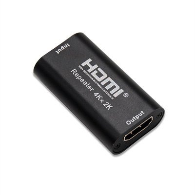 Repetidor hdmi nanocable hembra - hembra - negro
