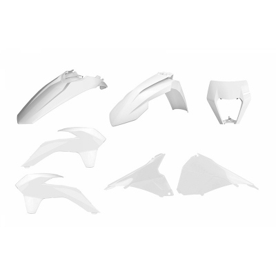 Kit plástica Enduro Polisport Restyling blanco KTM EXC/EXC-F 90879